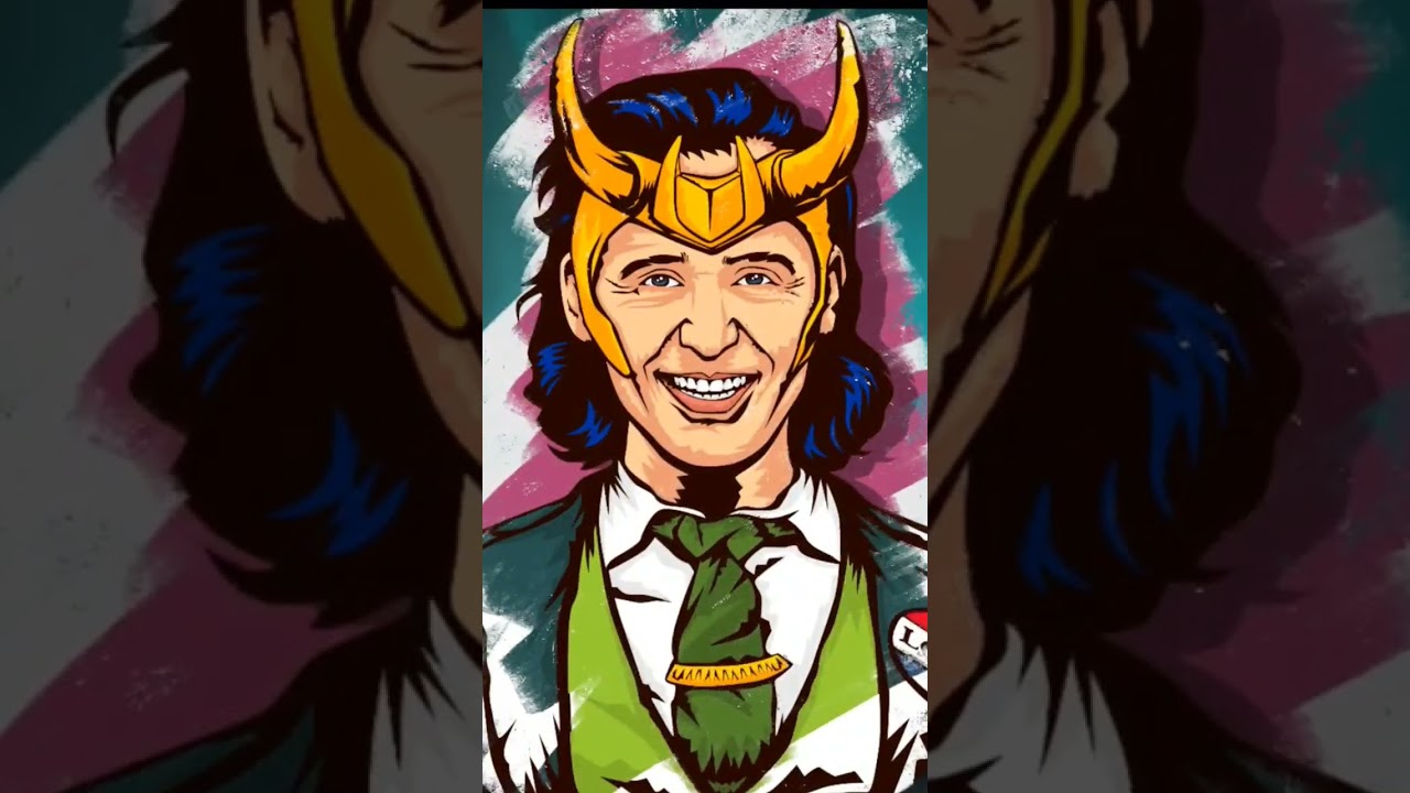 Desenho vetorial do Loki! 