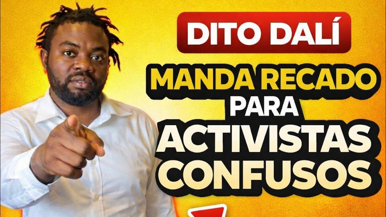 Dito Dalí manda recado para activistas confusos
