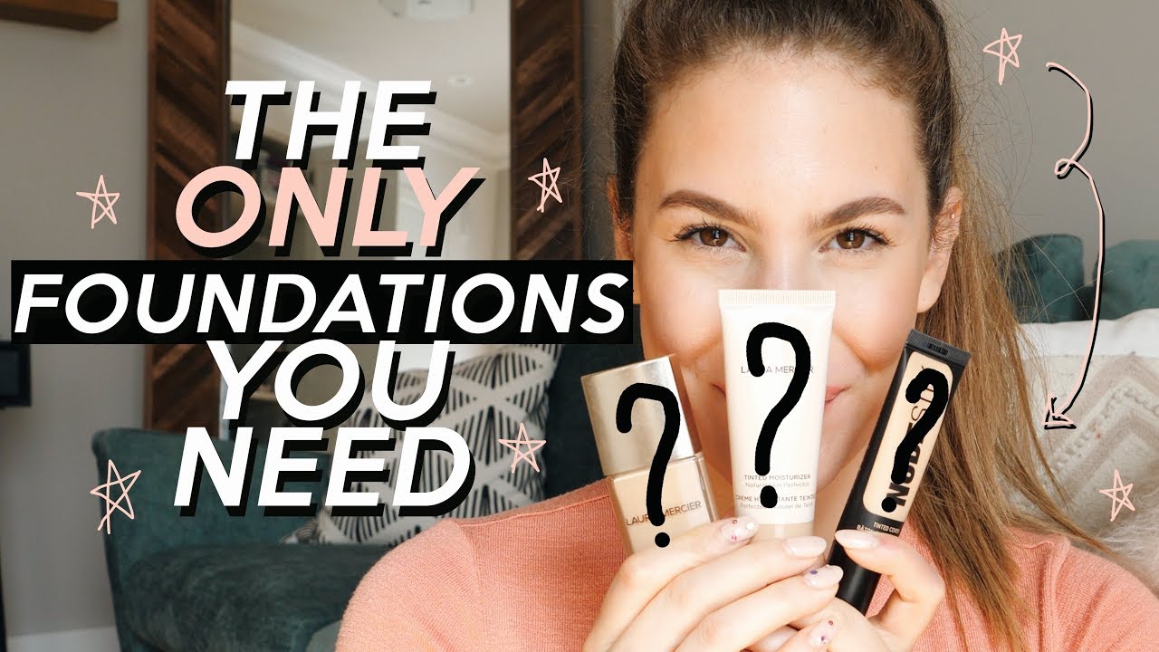 The ONLY 3 FOUNDATIONS You NEED (For Any Occasion!) | Jamie Paige