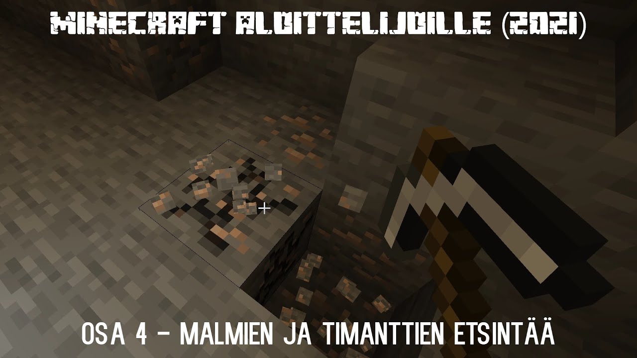 Malmien ja timanttien etsintää - Minecraft aloittelijoille (2021) #4