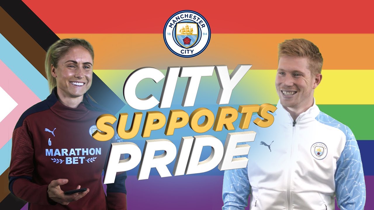 CITY SUPPORTS PRIDE MONTH 2021 | ft: De Bruyne, Stones, Houghton, Bronze