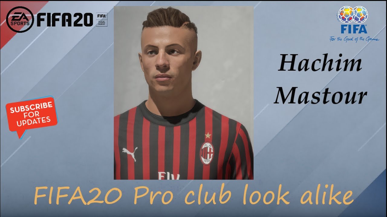 FIFA 20 Hachim Mastour Look alike in AC Milan // Fifa20 Pro club