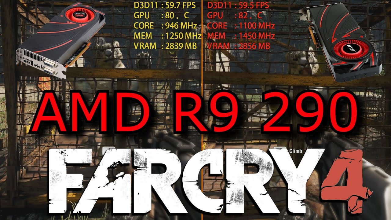 Overclock vs Far Cry 4 - AMD R9 290