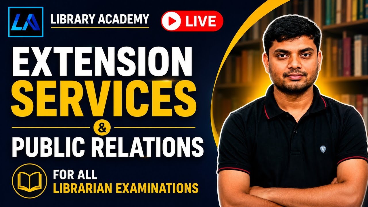 Extension Services and Public Relations in Libraries | Library Science Online Classes | Join Courses