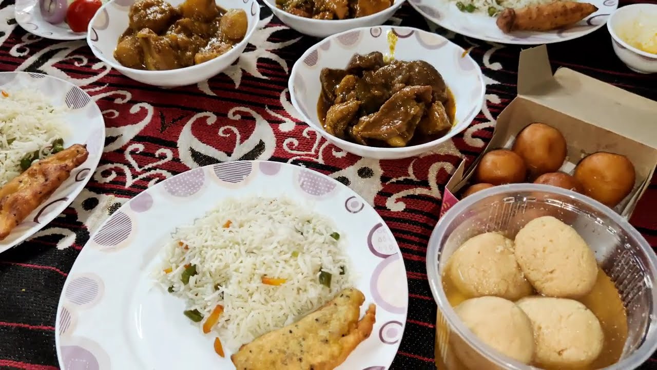 Fried rice | Beef kosha | chili chicken| Aalu Dam | 4k video 2024 | ZSS My Sunday Vlog
