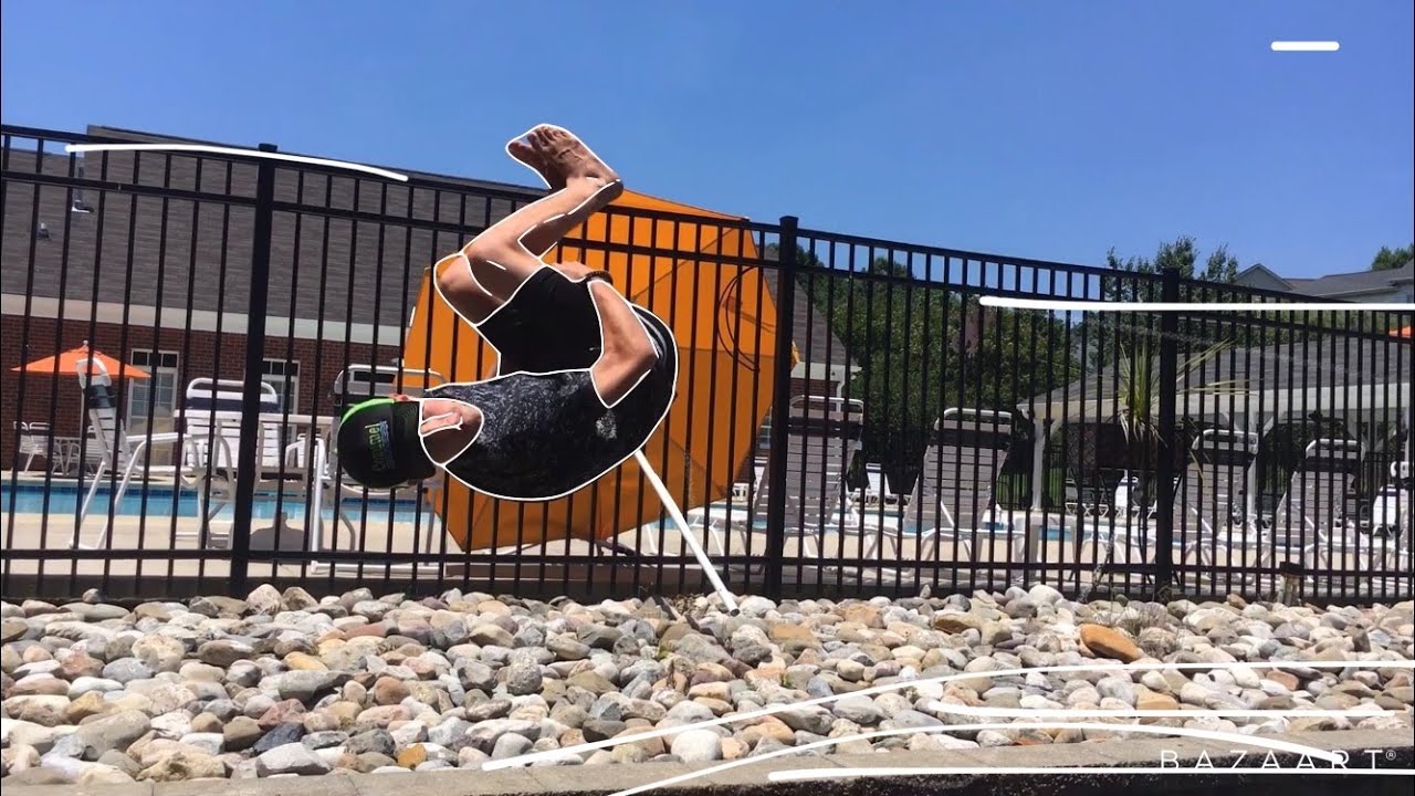 How to side flip off of things 🐠