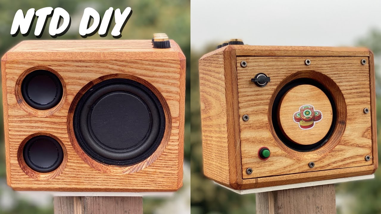How to Make a Speaker at Home | Làm loa bluetooth 2.1 tại nhà | NTD DIY