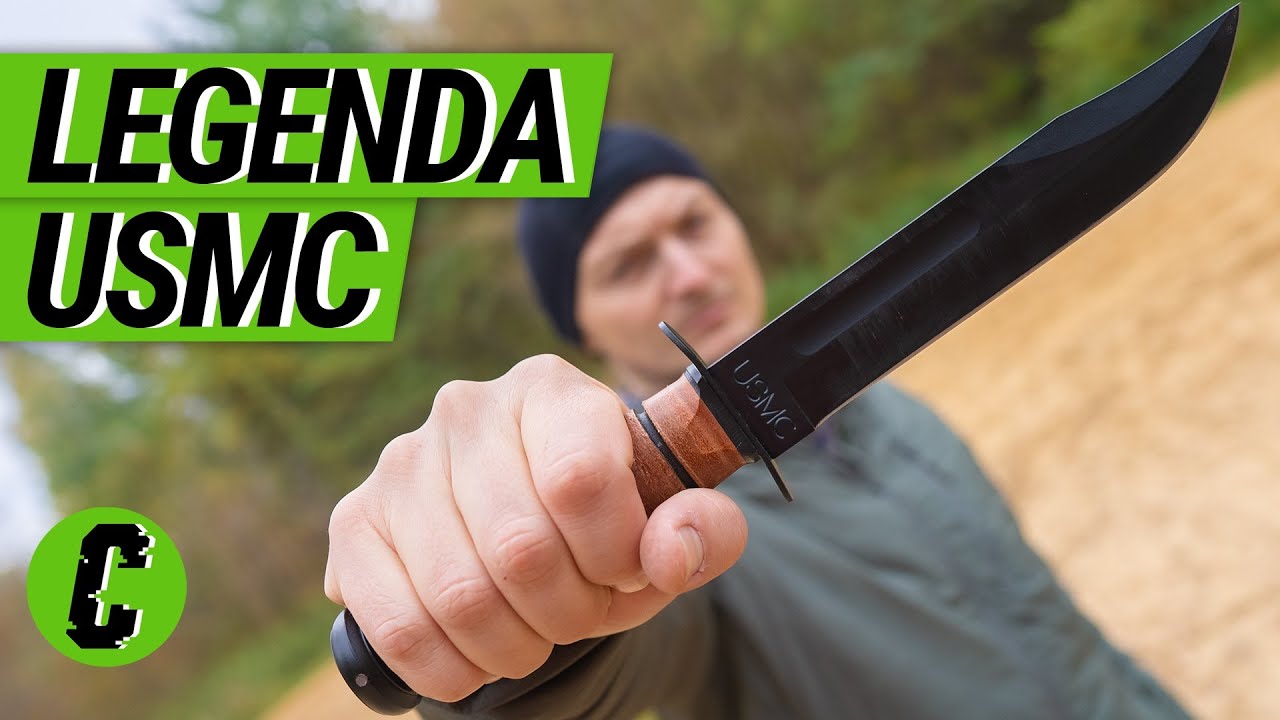 LEGENDARNY N&Oacute;Ż MARINES 🔪 | Test i recenzja noża Ka-Bar USMC The Legend 1217