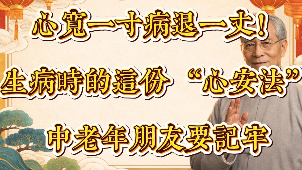 生病時心態比什麼都重要      病好不好，其實跟心情很有關