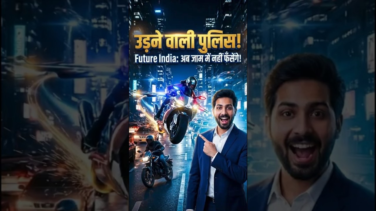India Mein Flying Police? 🤯 (Hoverbike Tech)