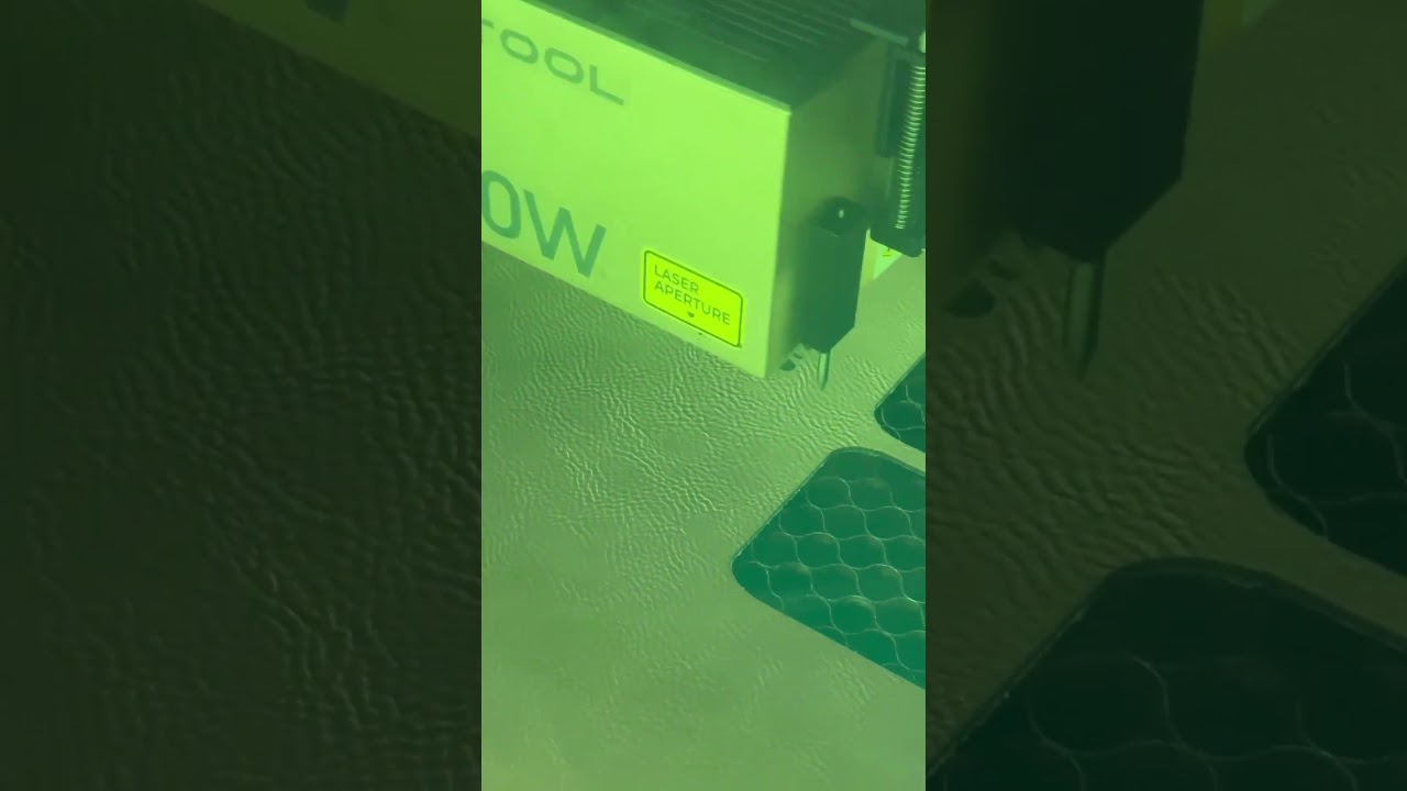 Xtool S1 40W Diode Laser, Cutting Leatherette Hat Patch... 