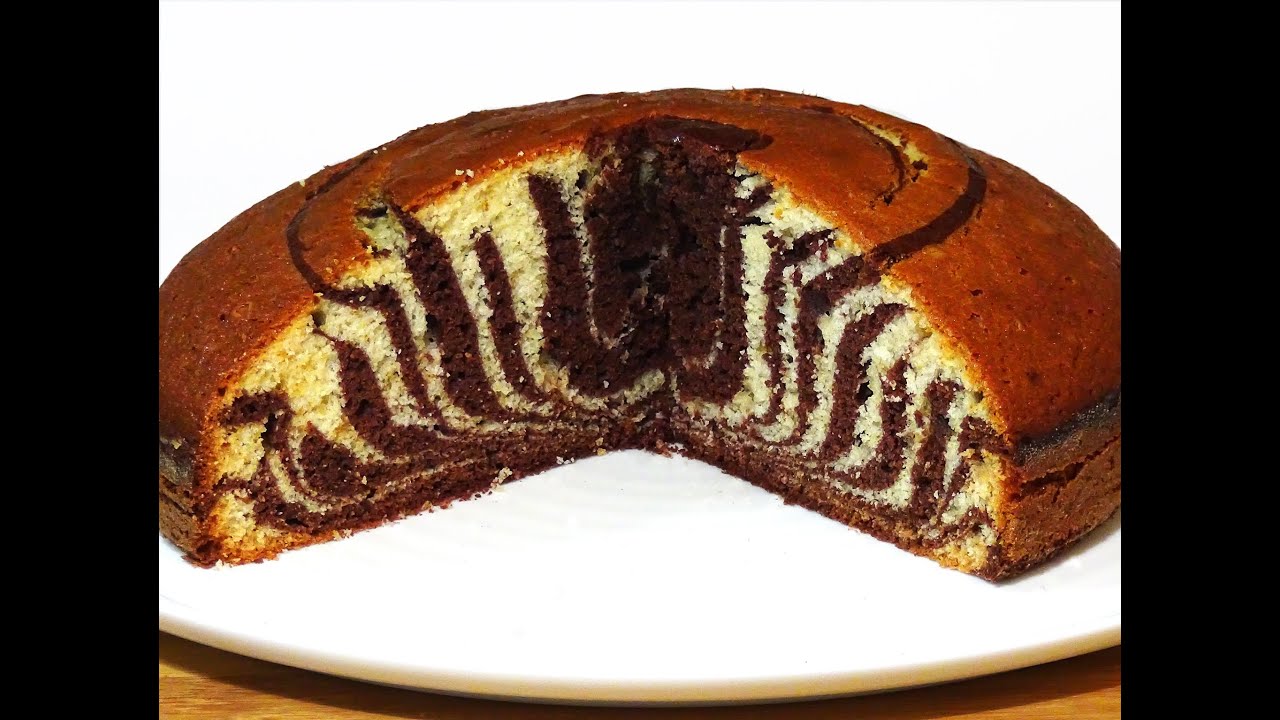 Receta Bizcocho cebra - Recetas de cocina, paso a paso, tutorial. Loli Domínguez