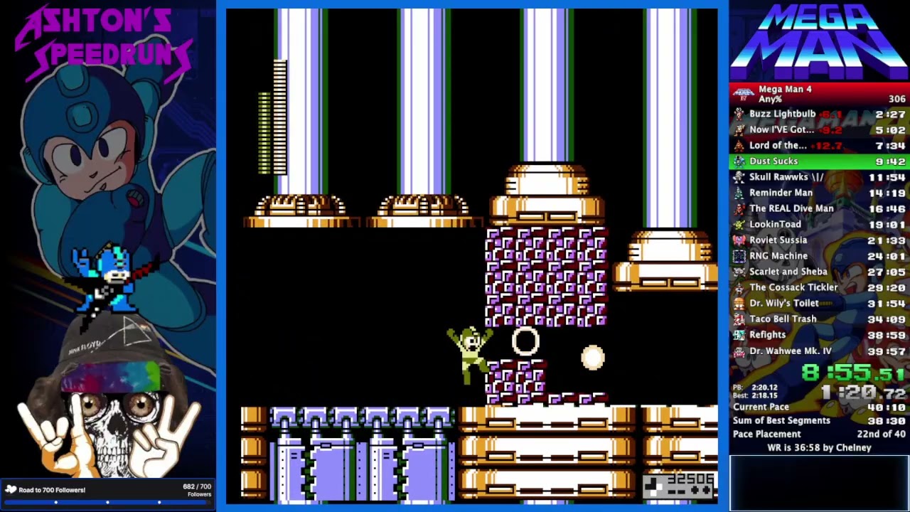 Dust Gold (2:17.49) - Mega Man 4 Any%