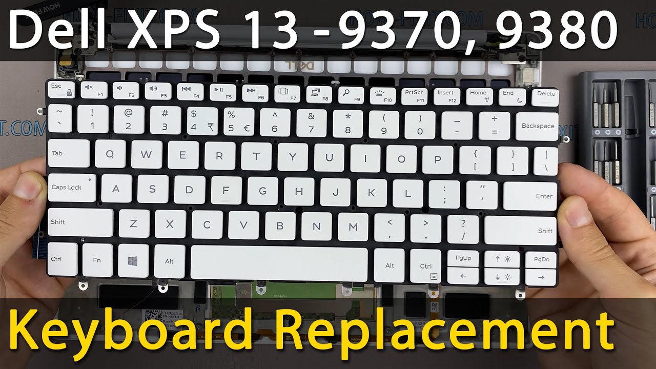 Dell XPS 9370, 9380, 9360 Keyboard Not Working - DIY Replacement Tutorial