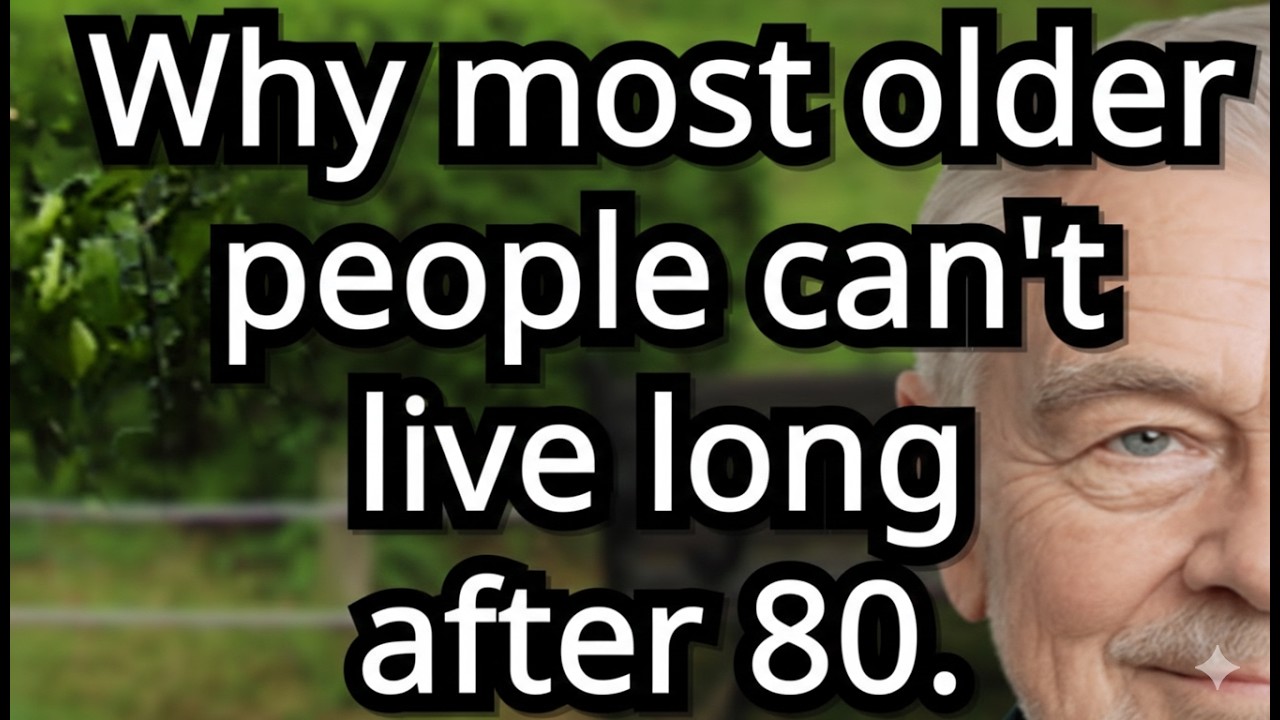 Why most older people struggle to live - five unexpected reasons that quietly shorten life