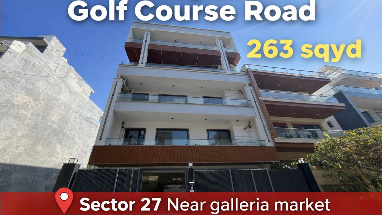 🏠LUXURIOUS BUILDER FLOOR IN SECTOR 27 💎3bhk | 263 sqyd 🚇Near By Metro