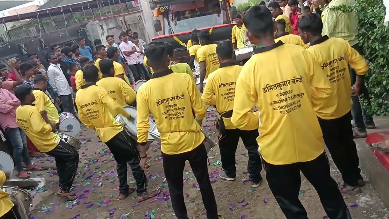 अमितकुमार बँजो मेडद ता. माळशिरस जि. सोलापूर.🔥✌️song.. जीव जडला चरणी तुझ्या रे शरण आलो बाप्पा तुला रे
