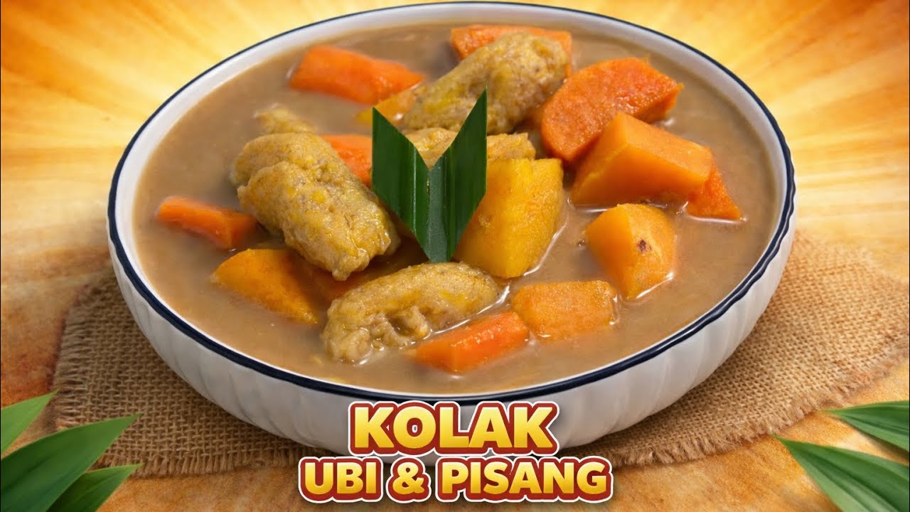 KOLAK UBI JALAR & PISANG, GURIH MANISNYA PAS BANGET || IDE MENU TAKJIL