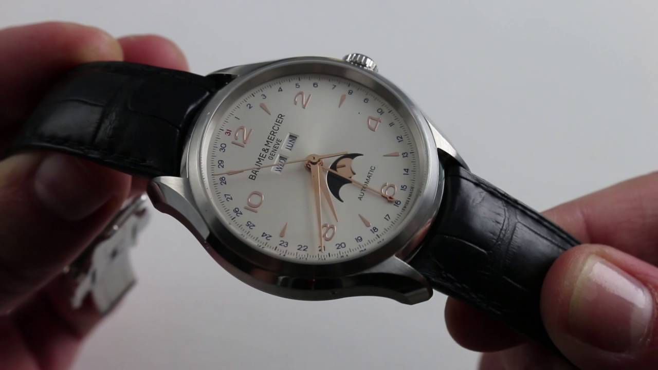 Обзор роскошных часов Baume & Mercier Clifton Moonphase