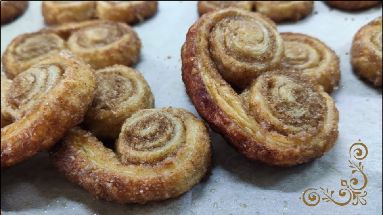 Cinnamon Sugar Palmiers  (quick & easy recipe)