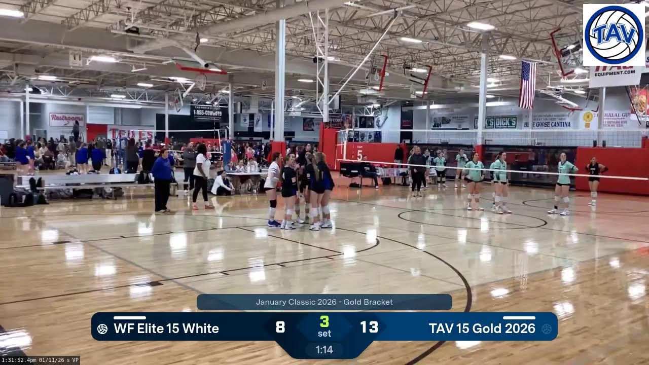 TAV 15 Gold 2026 vs. WF Elite 15 White (2026.01.11)