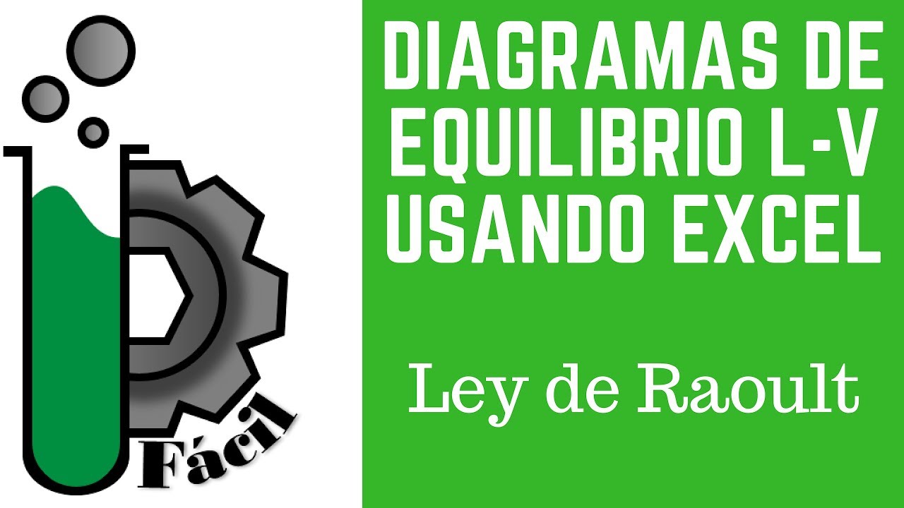¿Cómo construir diagramas de equilibrio líquido-vapor utilizando Excel?