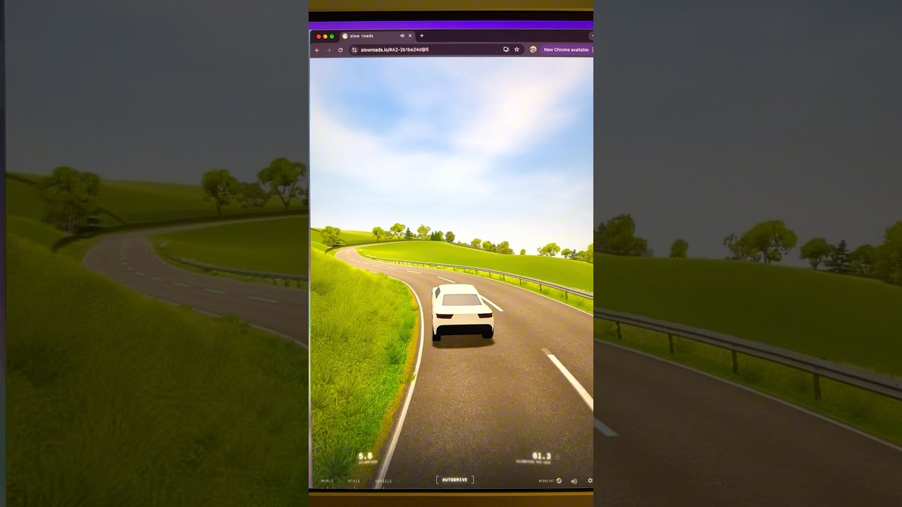 Endless driving simulator game #game #gaming #pcgaming