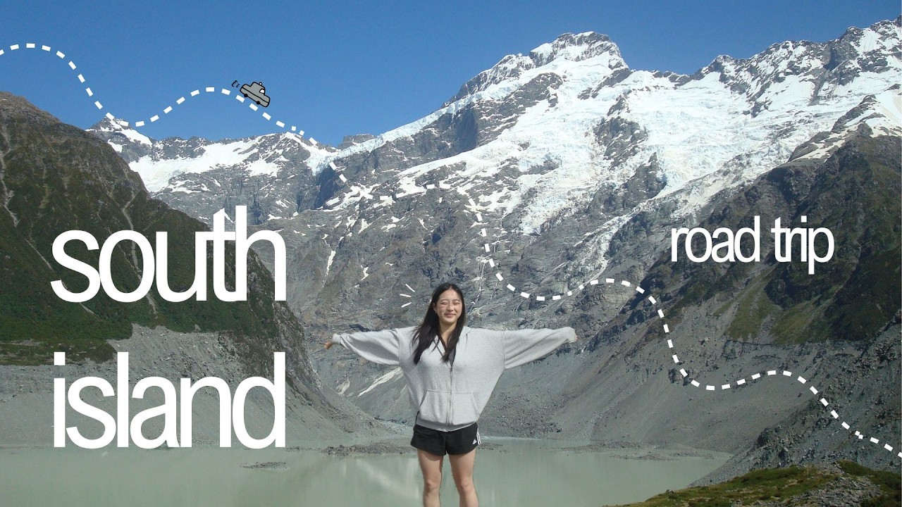 south island road trip 🚗💨 || reconnecting with nature, fruit picking, hiking, good eats + more !!