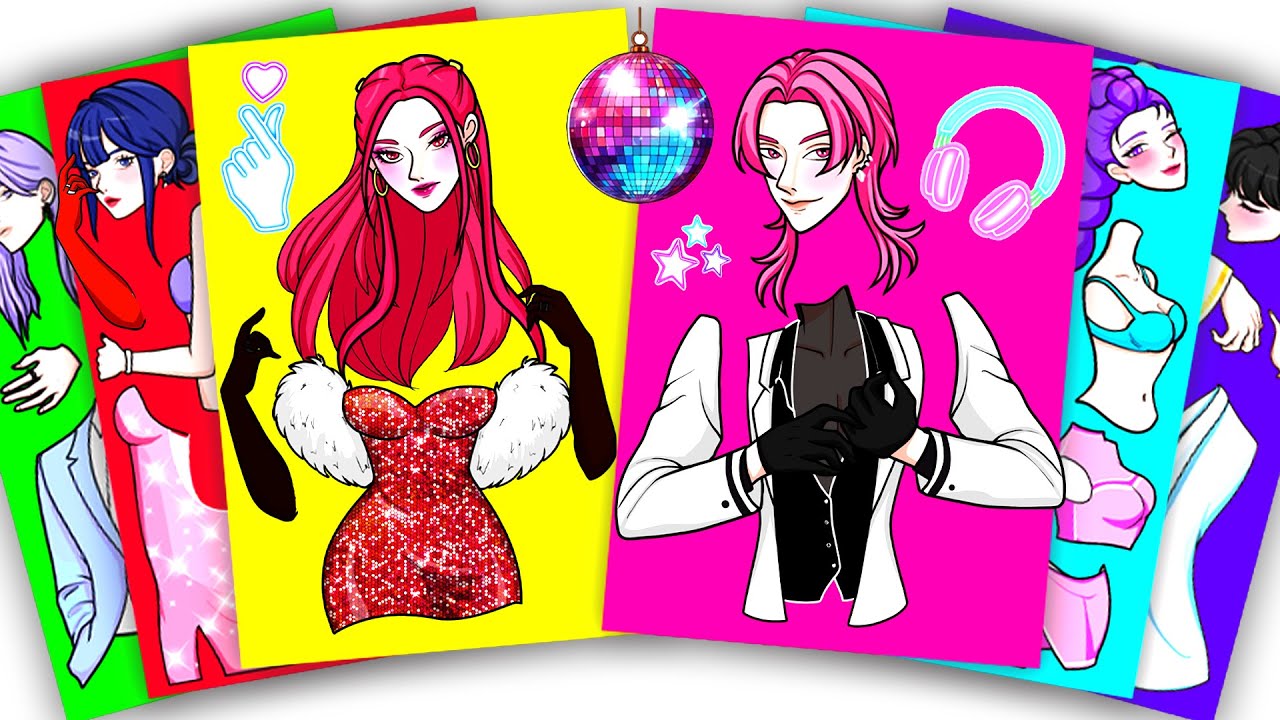 CRAZY NIGHT of HUNTRIX and SAJA BOYS - kpop demon hunters | sticker book diy