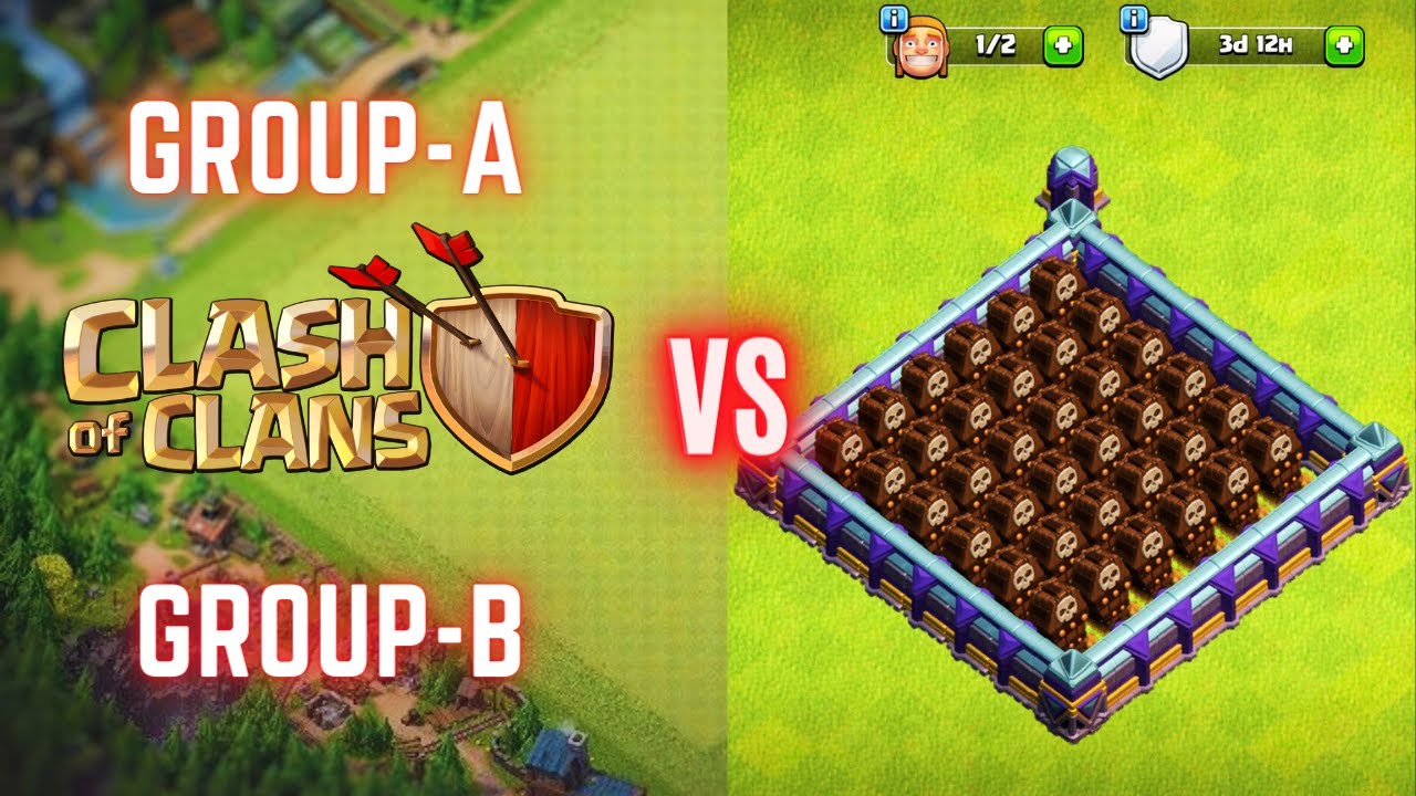 Clash of Clans Two Groups Funny War | @StressBuster-eq1su