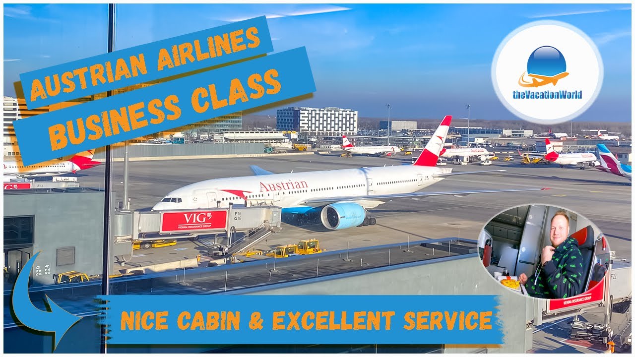 Austrian Airlines Business Class to Chicago 🇺🇸 ⎢Boeing 777-200(ER) Flightreport ✈️ ⎢thevacationworld