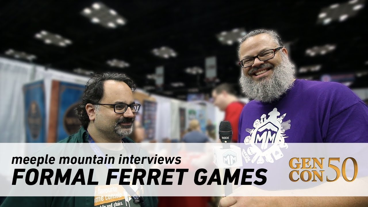 Gen Con 2017 - Gil Hova of Formal Ferret Games (The Networks, Wordsy)