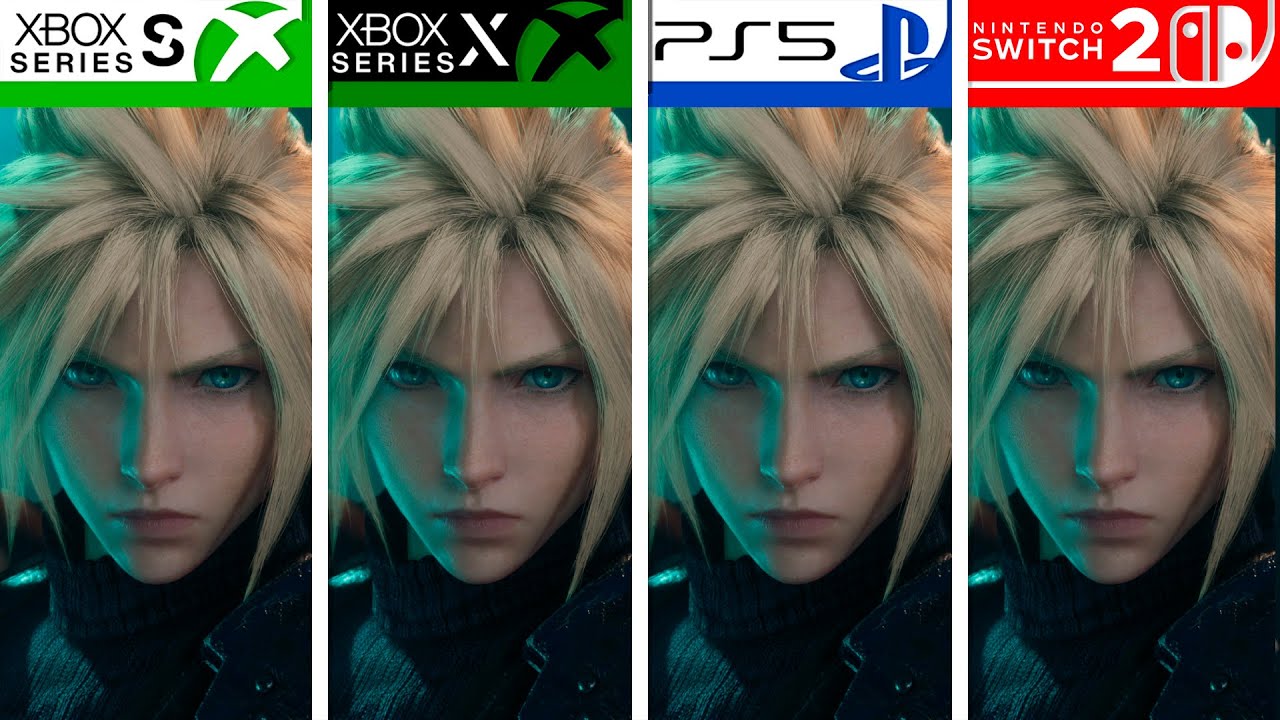 Final Fantasy VII Remake | Switch 2 - Xbox Series S/X - PS5 | Graphics Comparison