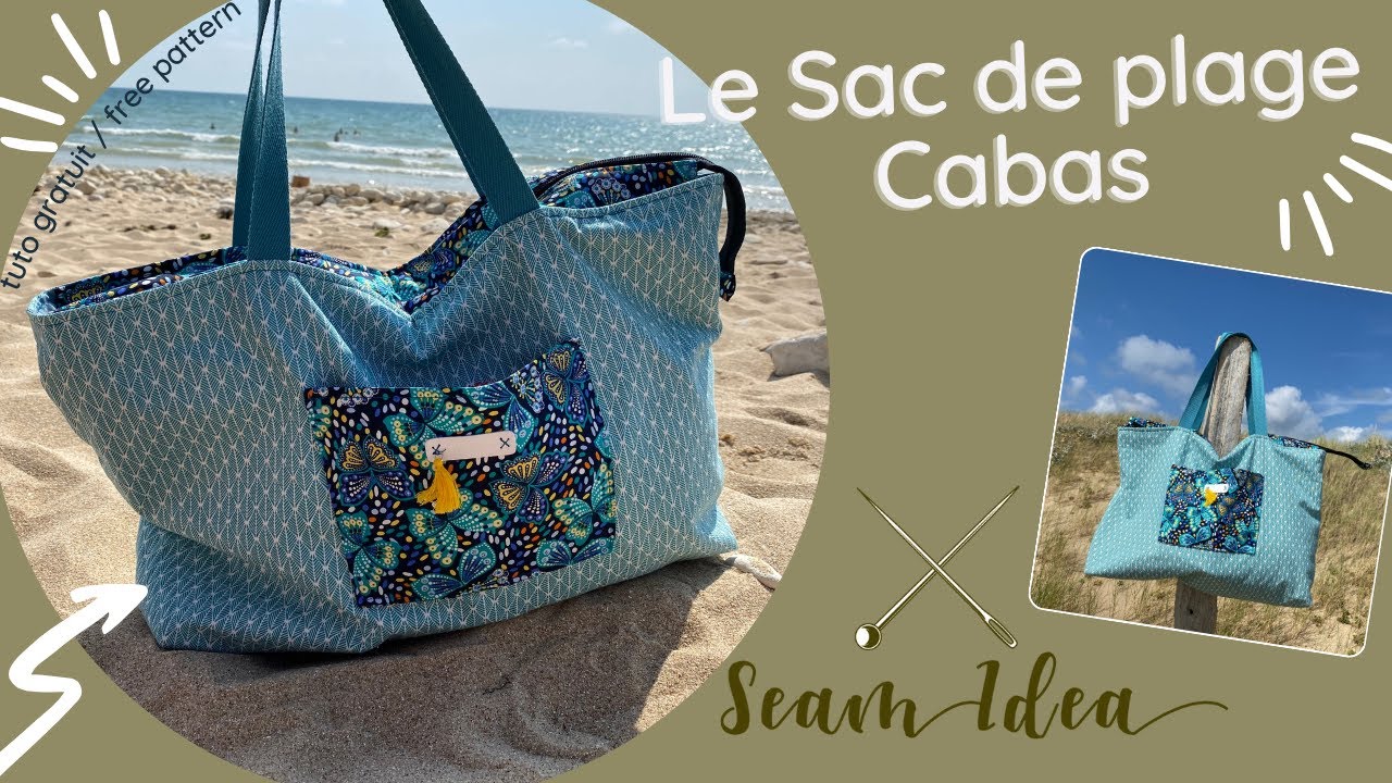 Tuto Couture: Le Sac de Plage Cabas / the beach bag