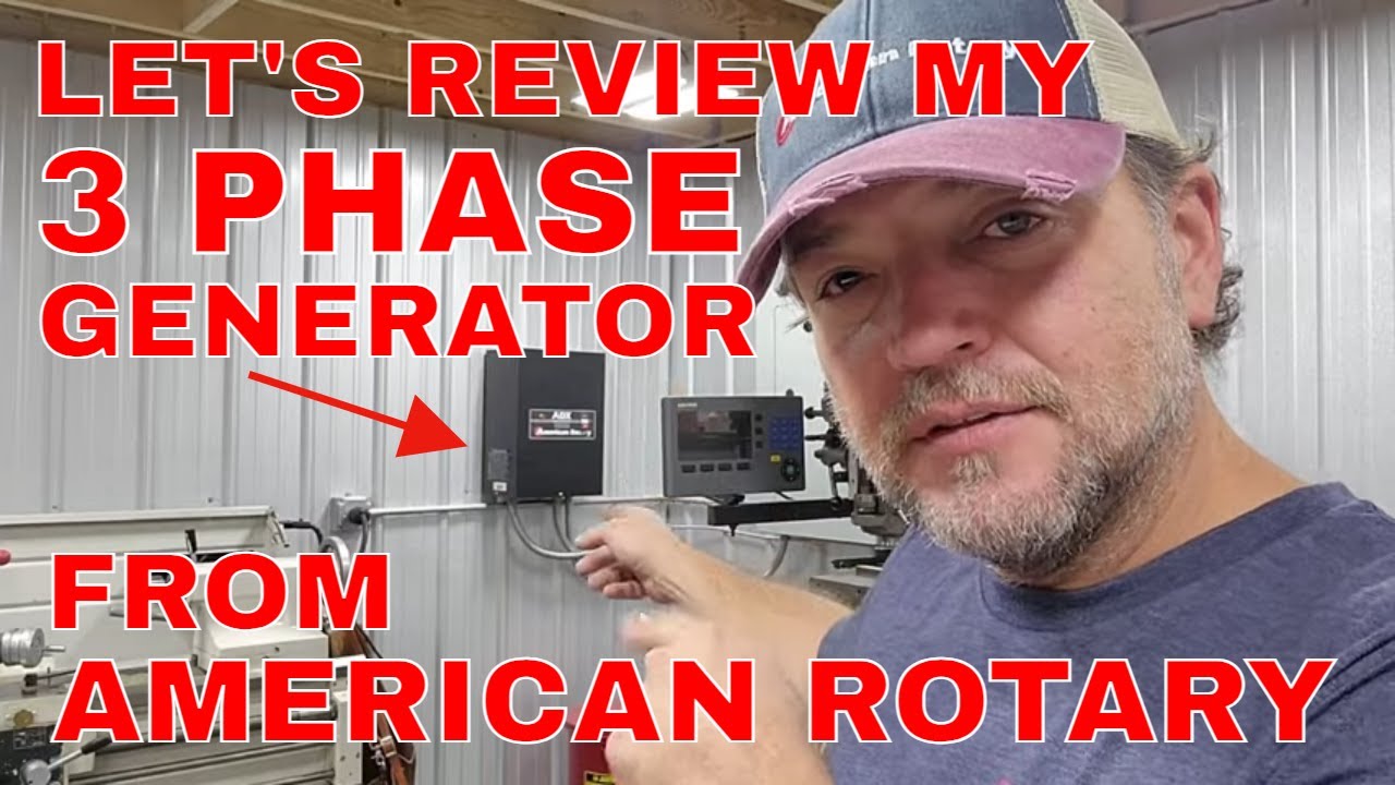 3 PHASE POWAH! - A Review of My American Rotary 3 Phase Generator