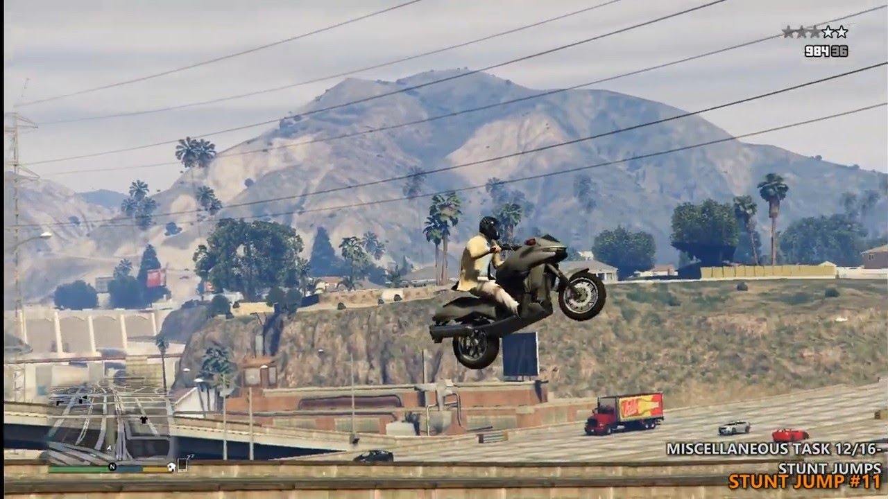 GTA 5 : Unique Stunts Jumps (Miscellaneous Task)