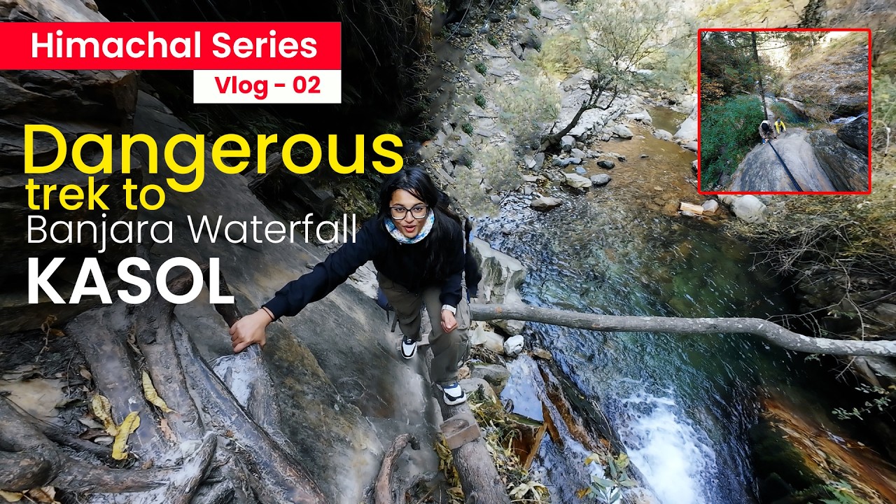 Kasol most adventurous Trek | Hidden Waterfall
