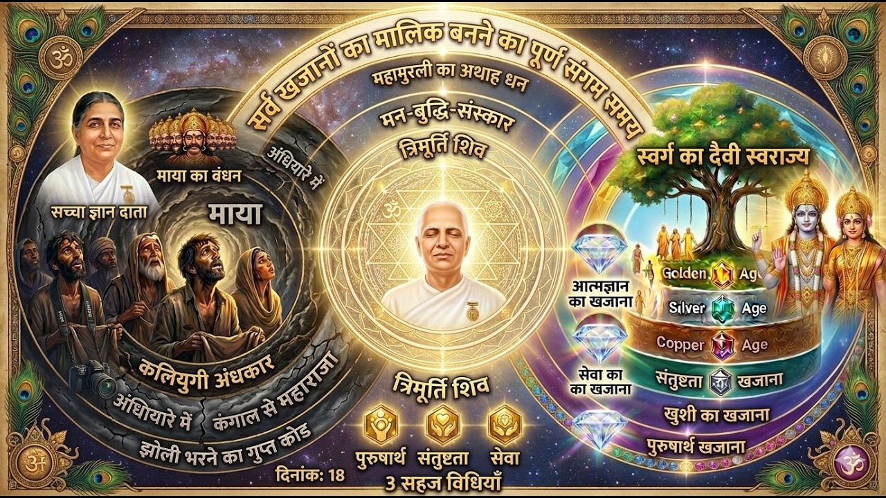 18 मार्च की मुरली का रहस्य | मन को शांत करने का सरल तरीका | aaj ki murli