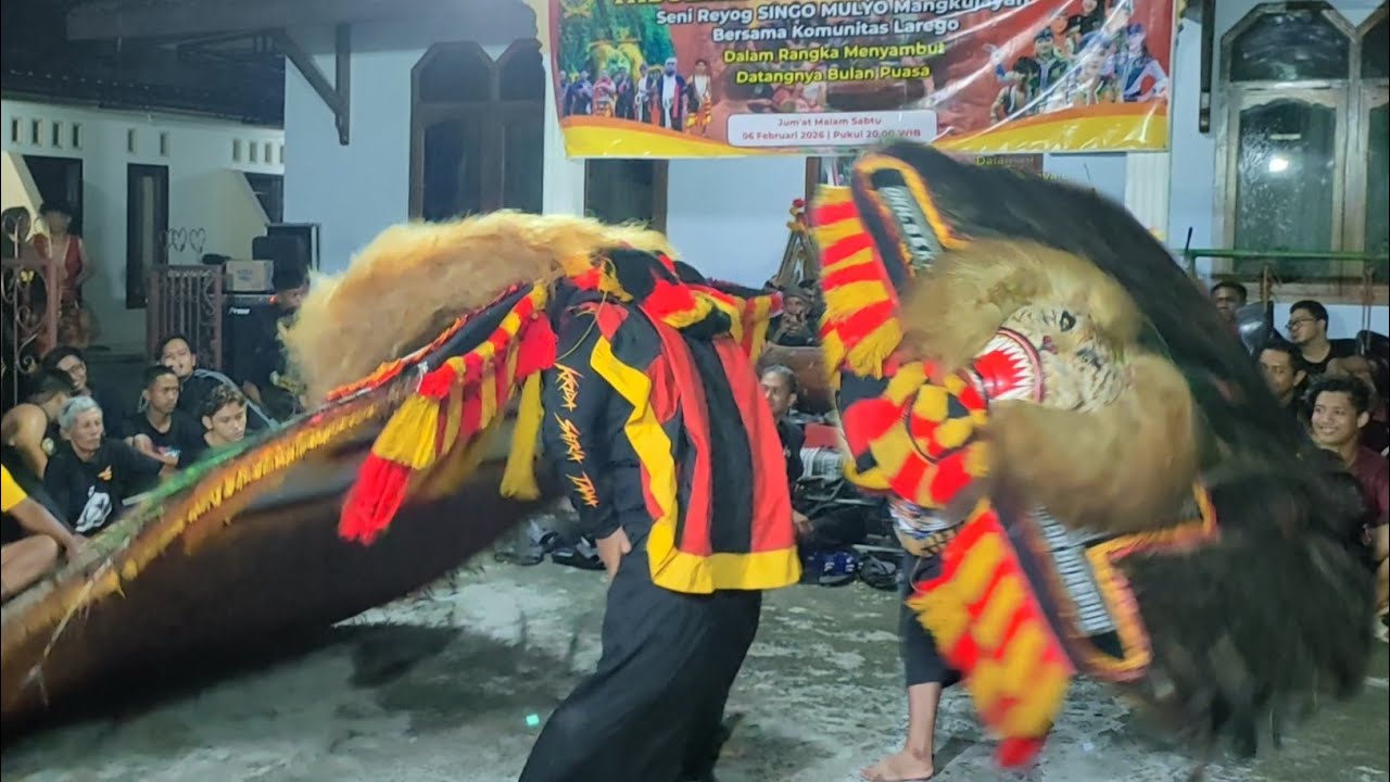 MERINDING SI LEHER KIPAS ANGIN❗REOG PONOROGO TERBESAR GEGERKAN DESA KELURAHAN MANGKUJAYAN SUMATRA