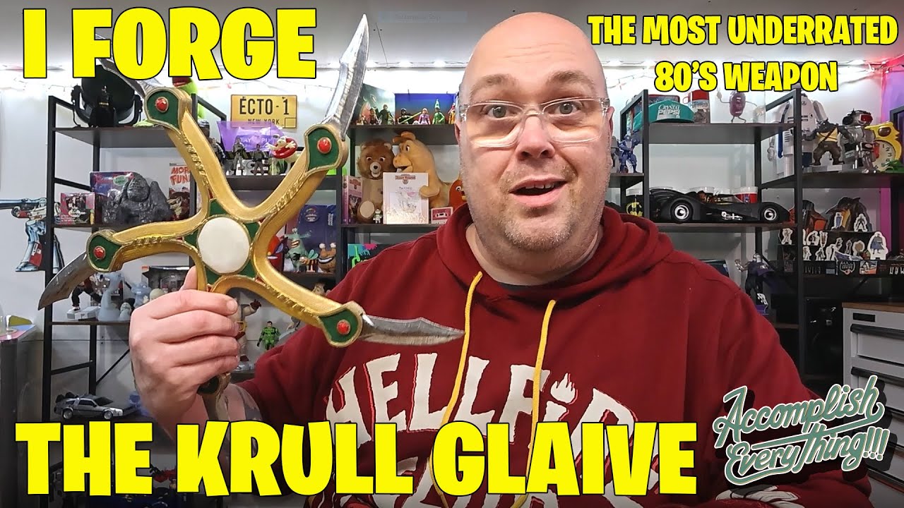 I Forge The Most Underrated 80's Weapon, The Krull Glaive!!!