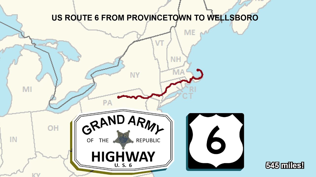 Provincetown, MA to Wellsboro, PA: A Complete US Route 6 Road Trip