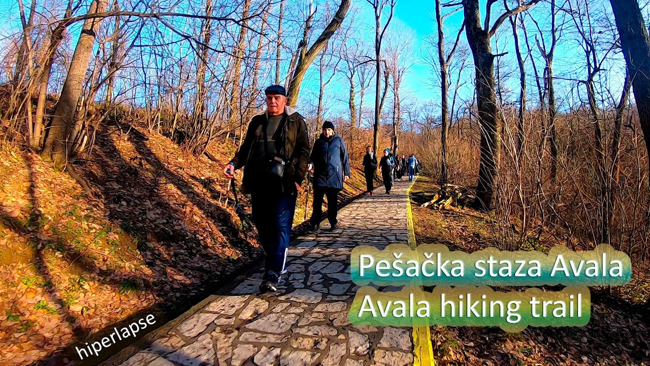 Pešačka staza Avala (hiperlapse)