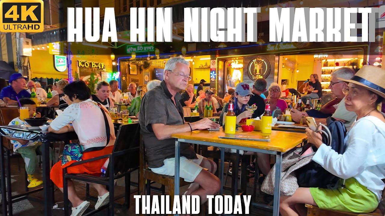 Hua Hin Night Market Walk 🌙 | Best Thai Street Food & Night Shopping Guide 🇹🇭Description: