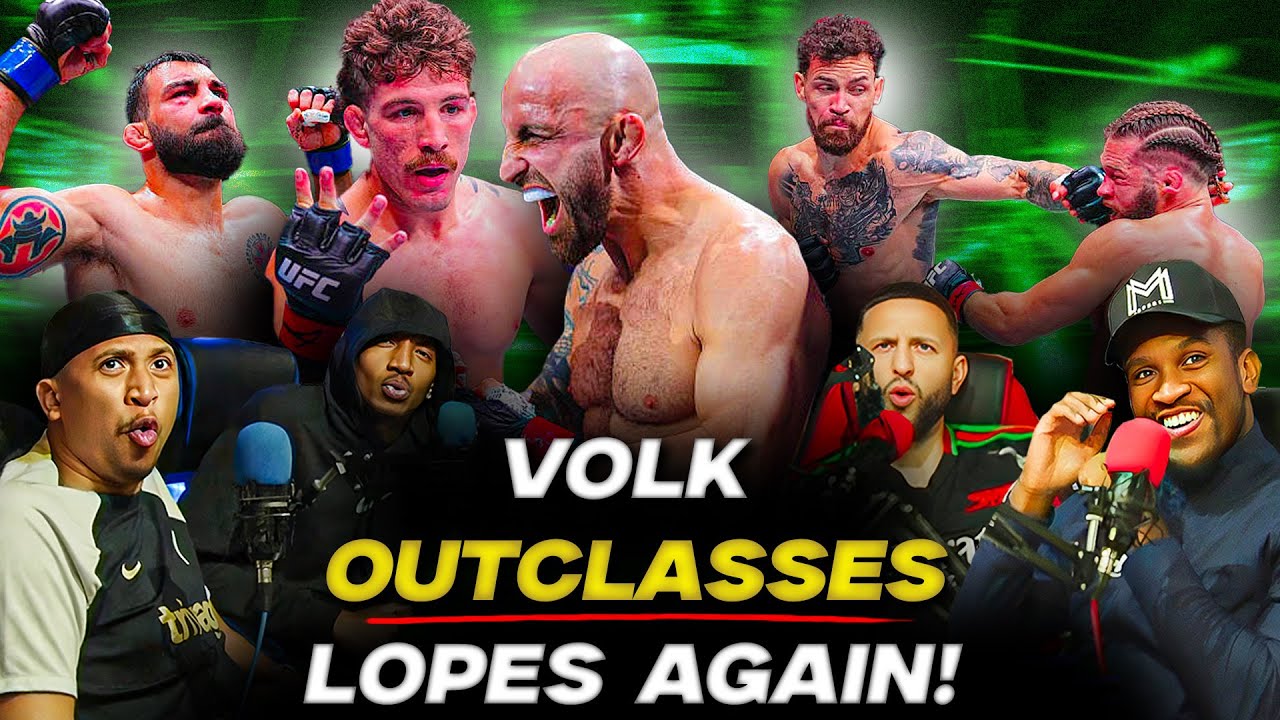 UFC 325 REACTION | VOLK OUTCLASSES LOPES | BSD STOPS HOOKER | RUFFY KNOCKOUT FIZIEV