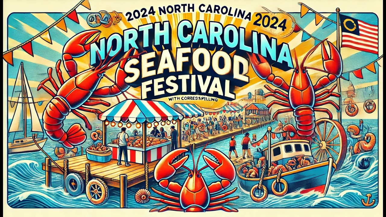 4K Walkthrough of the 2024 North Carolina Seafood Festival | Coastal Delights & Festive Vibes