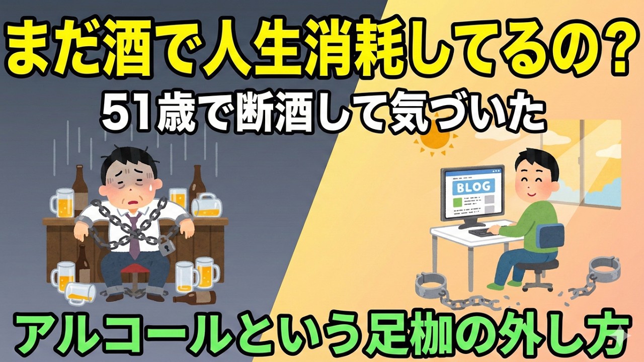 まだ酒で人生を消耗しますか？ 51歳で断酒して気づいた「アルコールという足枷」の外し方