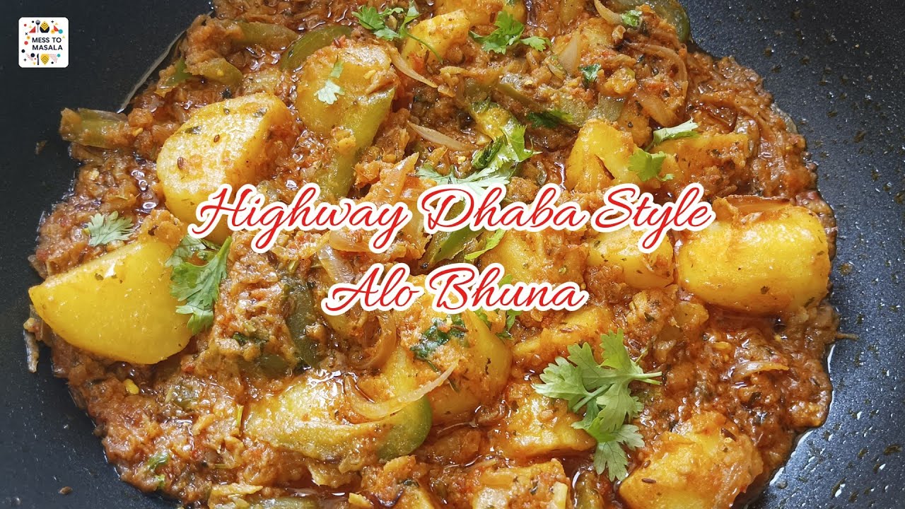 Dhaba style Aloo Bhuna Recipe | Spicy Potato Masala | Easy Homemade Dhaba Taste