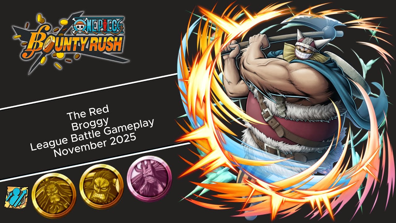 The Red Broggy League Battle Gameplay using Chance Card (November 2025) - One Piece Bounty Rush