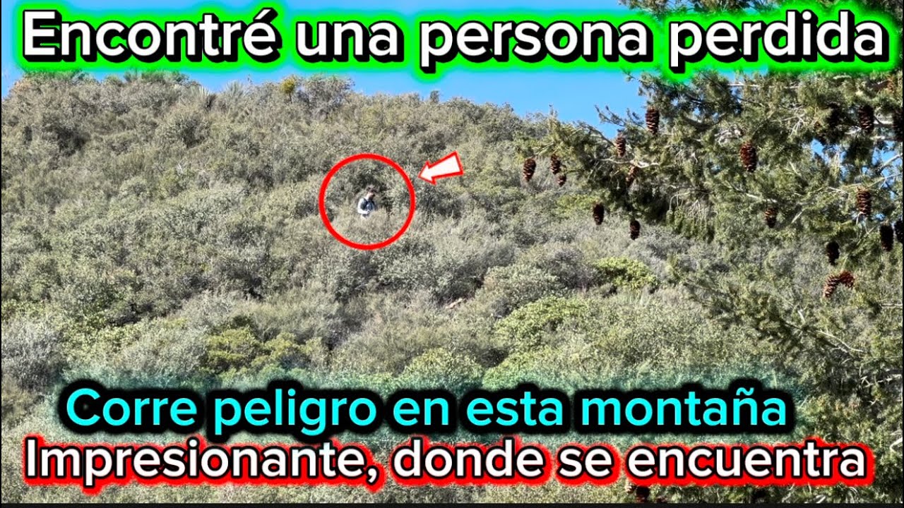 Encontré una persona perdida en este gran cañón