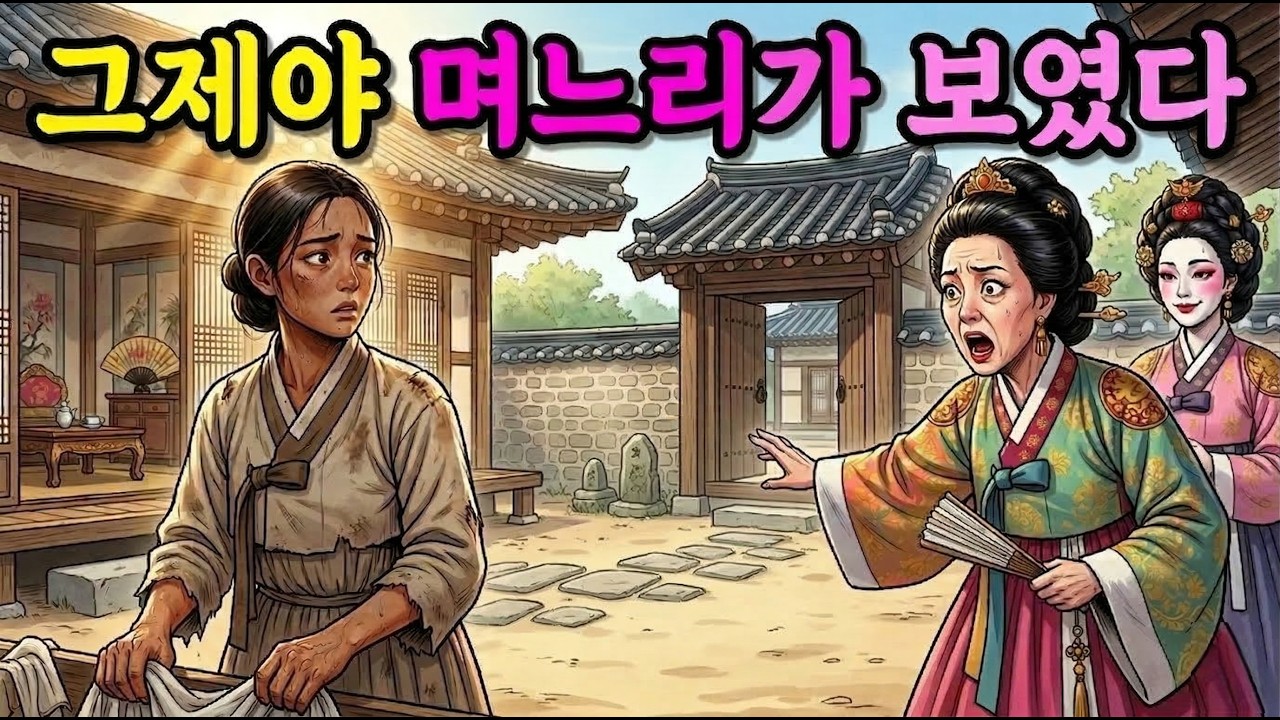 금지옥엽 딸만 챙기고 며느리를 종 부리듯 하던 시어머니, 외아들이 피를 토하자 벌어진 충격적인 일 | 고부갈등 사이다 | 야담 | 옛날이야기 | 오디오북